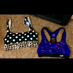 Set Of 2 XS Sports Bras.